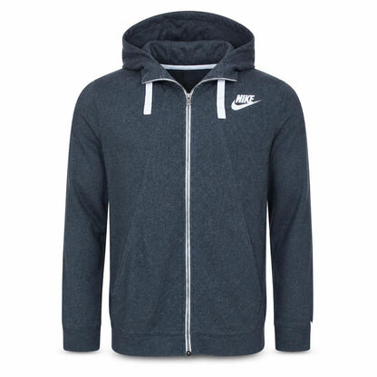 Mens UK Size M Nike Grey Full Zip Hoodie