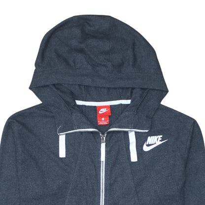 Mens UK Size M Nike Grey Full Zip Hoodie