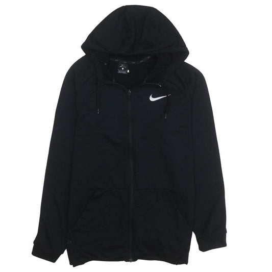 Womens UK Size L Nike Black Full Zip Hoodie