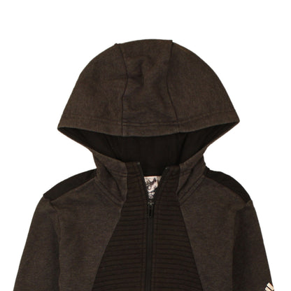 Boys UK Size 11-12 Years adidas Black Full Zip Hoodie