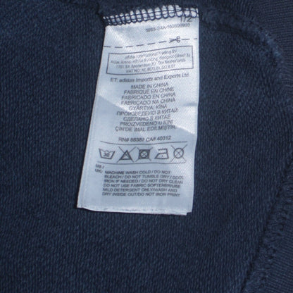 Mens UK Size M adidas Blue Pullover Sweatshirt
