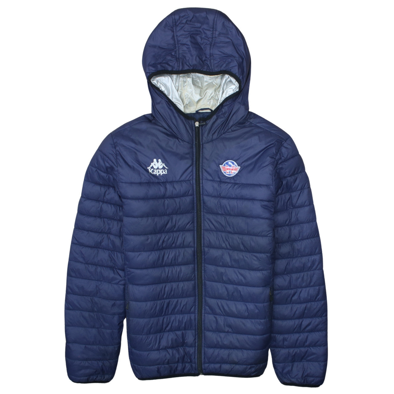 Mens UK Size L Kappa Blue Puffer Jacket