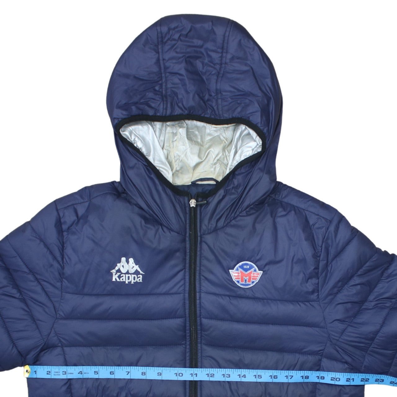 Mens UK Size L Kappa Blue Puffer Jacket