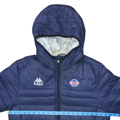 Mens UK Size L Kappa Blue Puffer Jacket