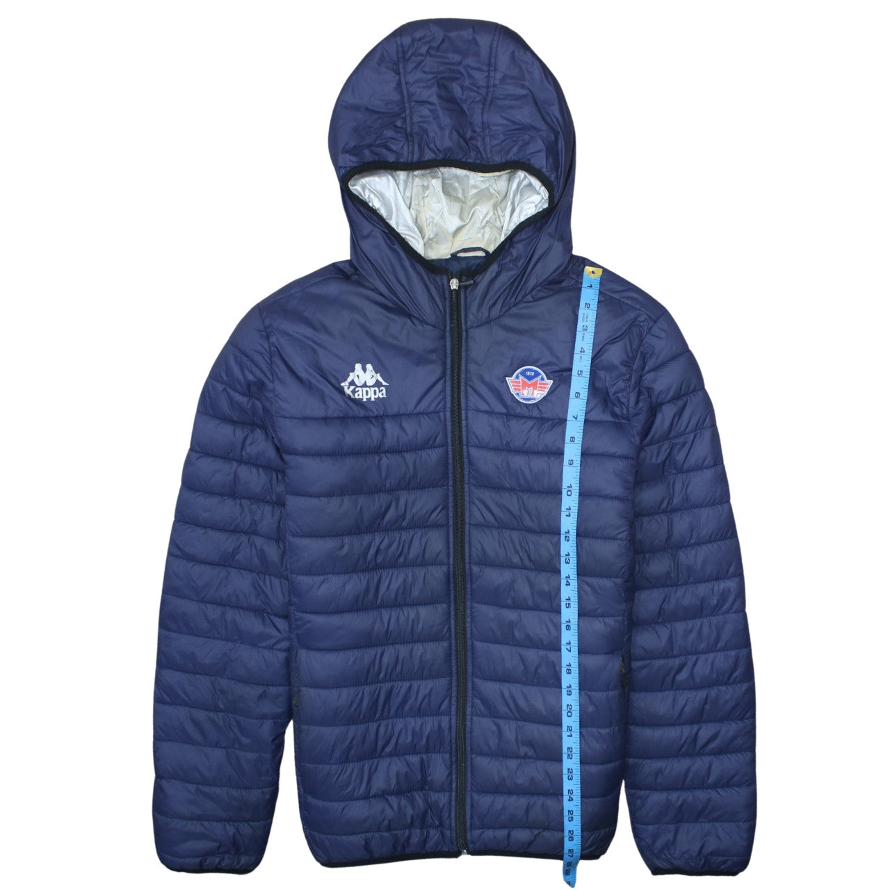 Mens UK Size L Kappa Blue Puffer Jacket