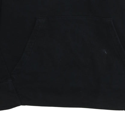 Calvin Klein Men’s Black Pullover Hoodie L Fleece Logo Sweatshirt