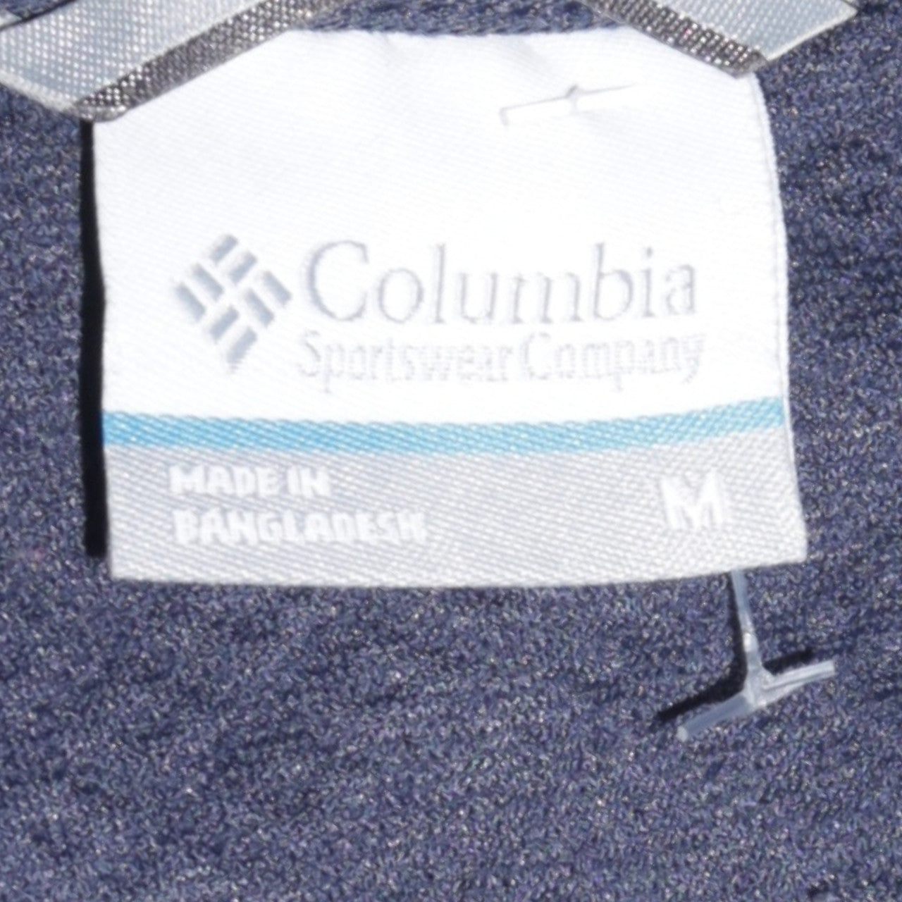 Womens UK Size M Columbia Blue Full Zip Hoodie