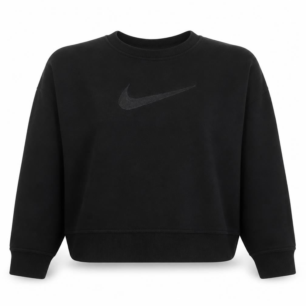 Womens UK Size M Nike Black Pullover Sweatshirt