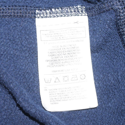 Mens UK Size M adidas Blue Full Zip Hoodie
