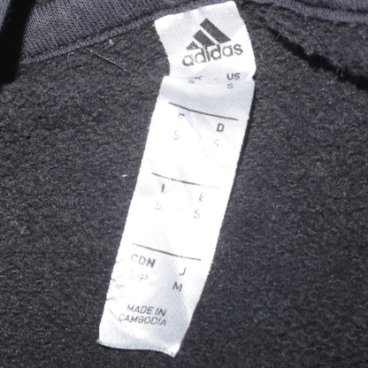 Mens UK Size S adidas Black Pullover Hoodie