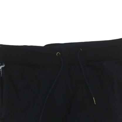 Kappa Men's Black Jogger Sweatpants Medium Logo Tapered Pants