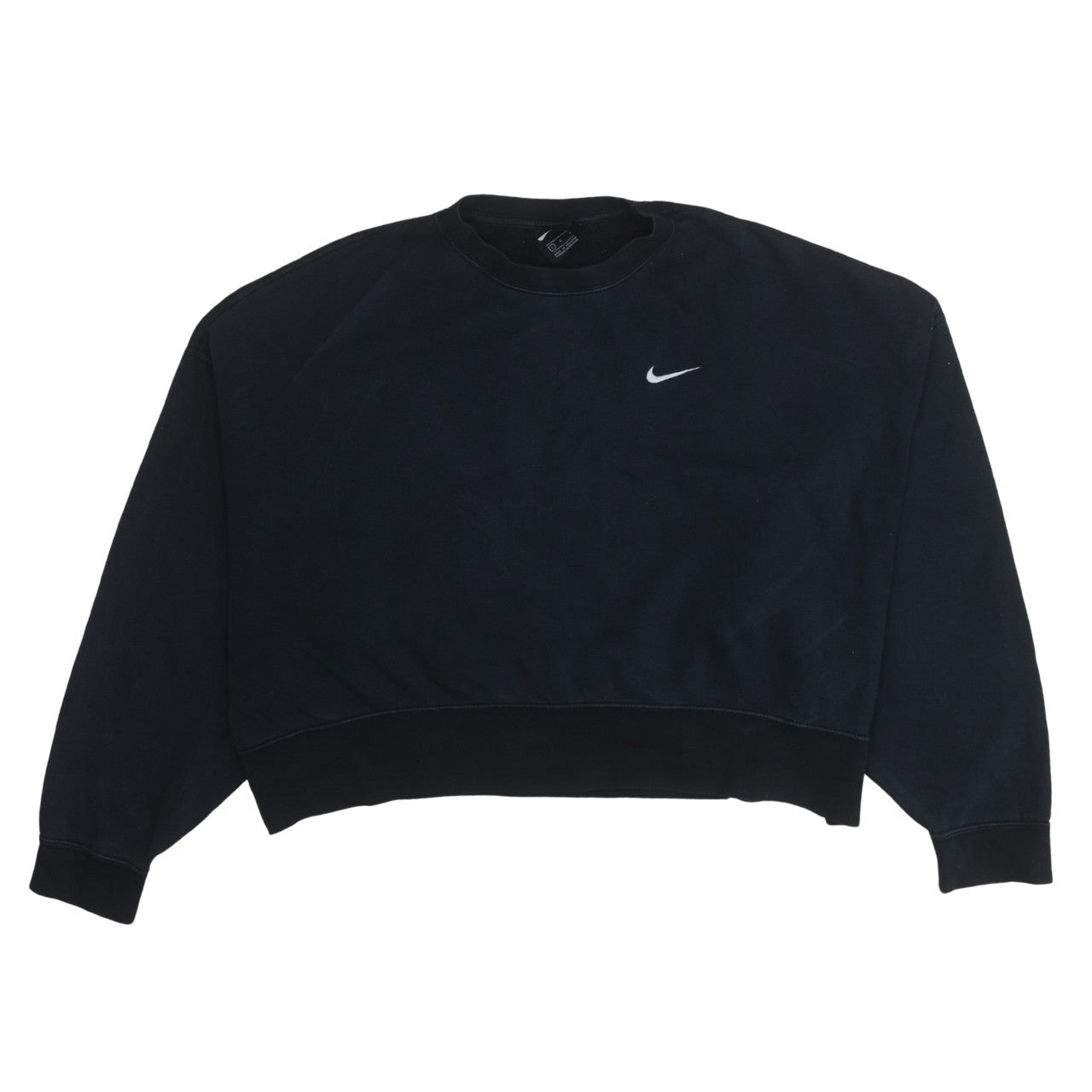 Womens UK Size L Nike Black Pullover Sweatshirt