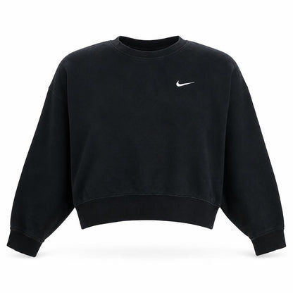 Womens UK Size L Nike Black Pullover Sweatshirt