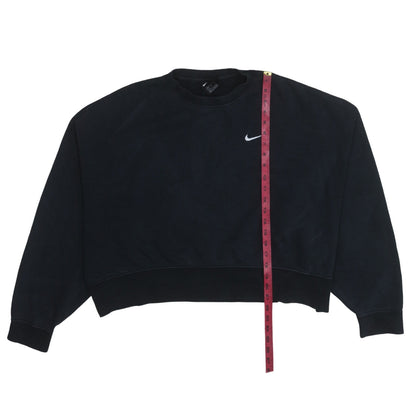 Womens UK Size L Nike Black Pullover Sweatshirt