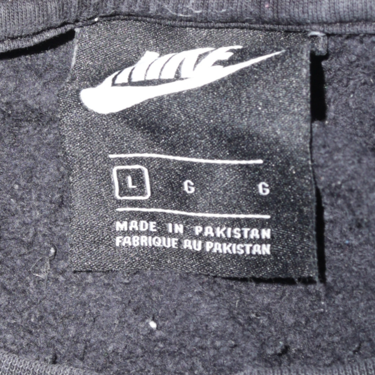 Womens UK Size L Nike Black Pullover Sweatshirt