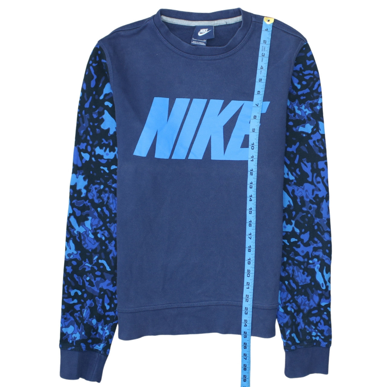Womens UK Size S Nike Blue Pullover Sweatshirt