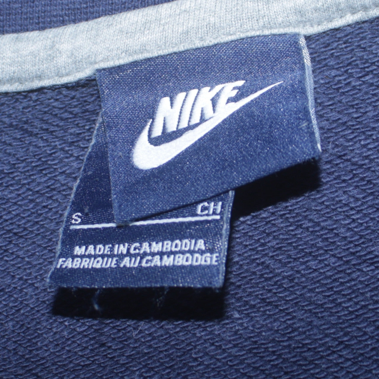 Womens UK Size S Nike Blue Pullover Sweatshirt