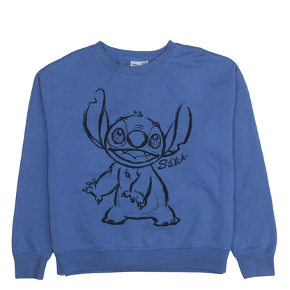 Womens UK Size S Disney Blue Pullover Sweatshirt