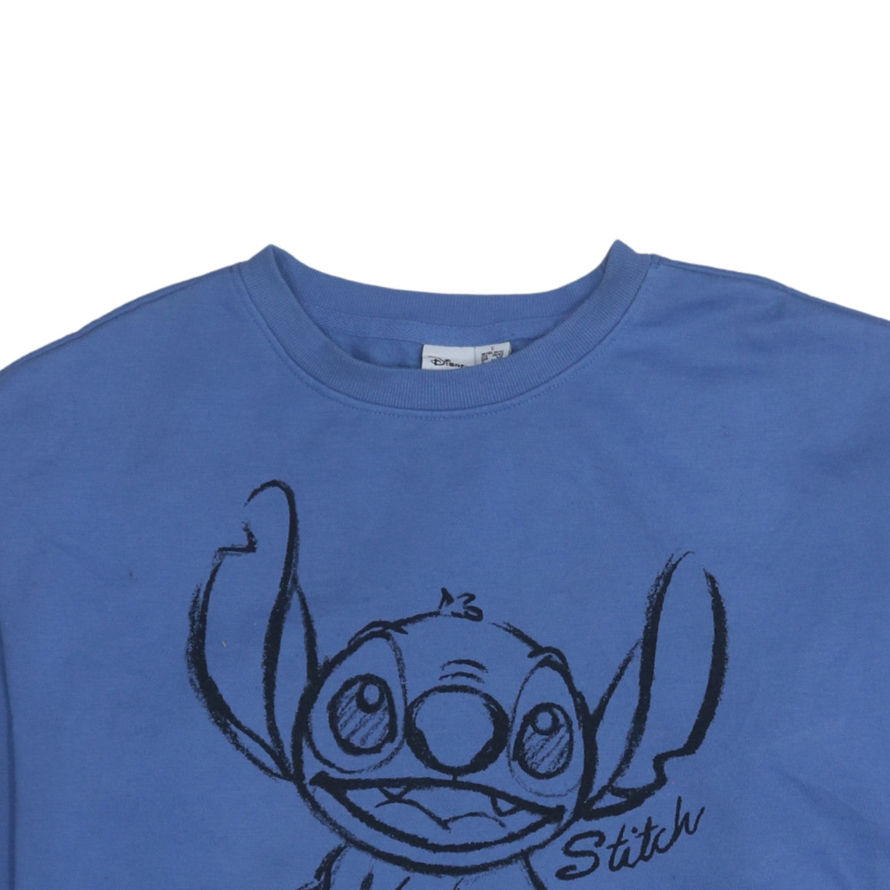 Womens UK Size S Disney Blue Pullover Sweatshirt