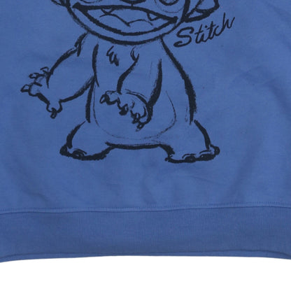 Womens UK Size S Disney Blue Pullover Sweatshirt