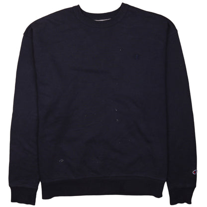 Mens UK Size XL Champion Blue Pullover Sweatshirt