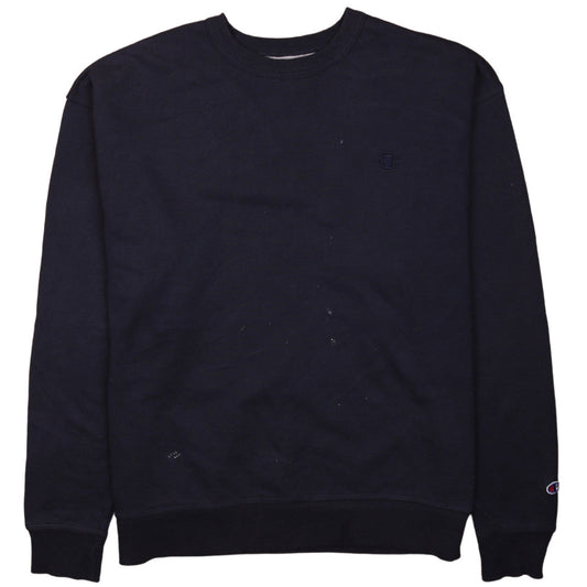 Mens UK Size XL Champion Blue Pullover Sweatshirt