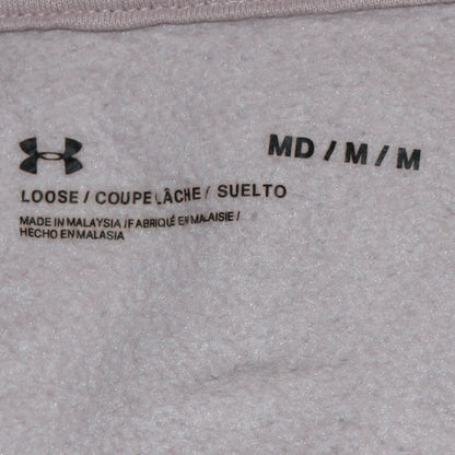 Womens UK Size M Under armour Beige Pullover Hoodie
