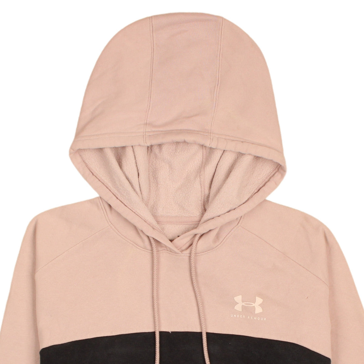 Womens UK Size M Under armour Beige Pullover Hoodie