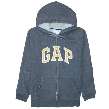 Mens UK Size L Gap Grey Full Zip Hoodie