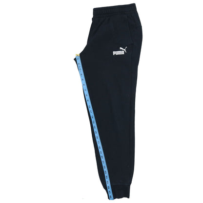 Puma Men's Black Jogger Sweatpants M Regular Fit with Logo