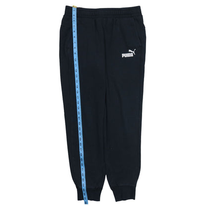 Puma Men's Black Jogger Sweatpants M Regular Fit with Logo