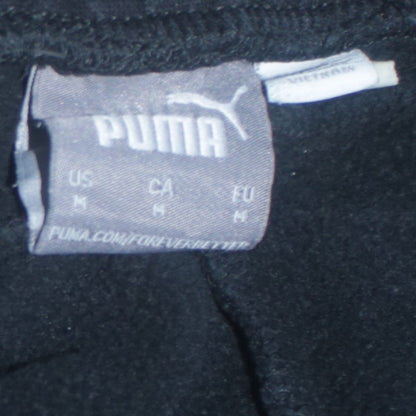 Puma Men's Black Jogger Sweatpants M Regular Fit with Logo
