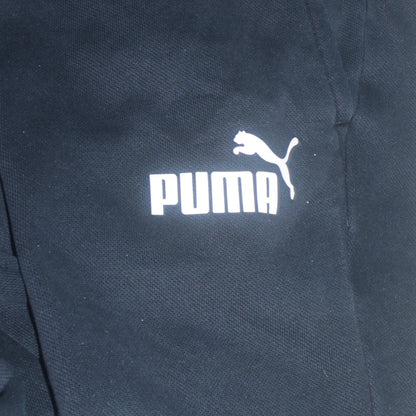 Puma Men's Black Jogger Sweatpants M Regular Fit with Logo