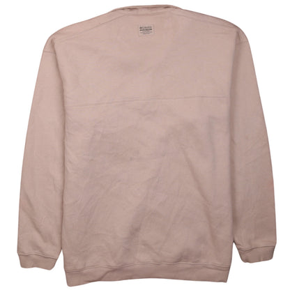 Mens UK Size L Columbia Beige Pullover Sweatshirt