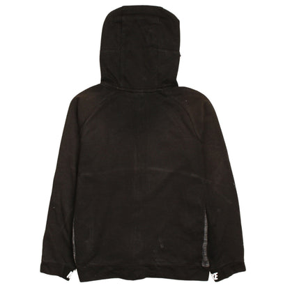 Nike Boys Black Full Zip Hoodie 12-13 Years Lined Sportswear