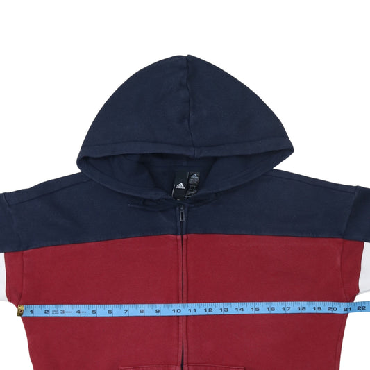 Womens UK Size S adidas Multicoloured Full Zip Hoodie