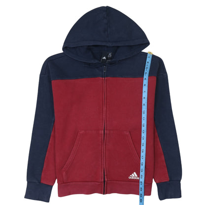 Womens UK Size S adidas Multicoloured Full Zip Hoodie