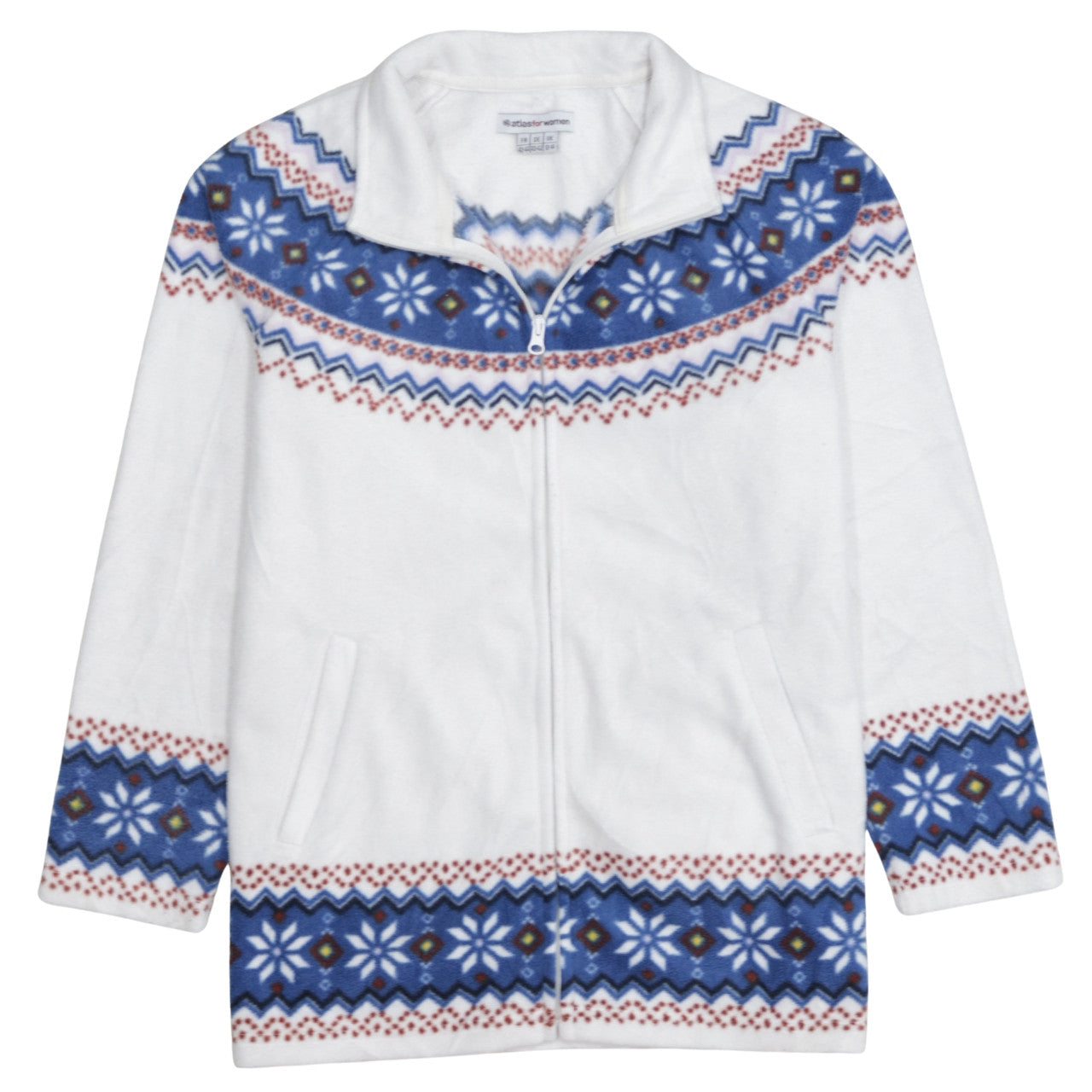Womens UK Size 12-14 Atlas For Women White Basic Jacket