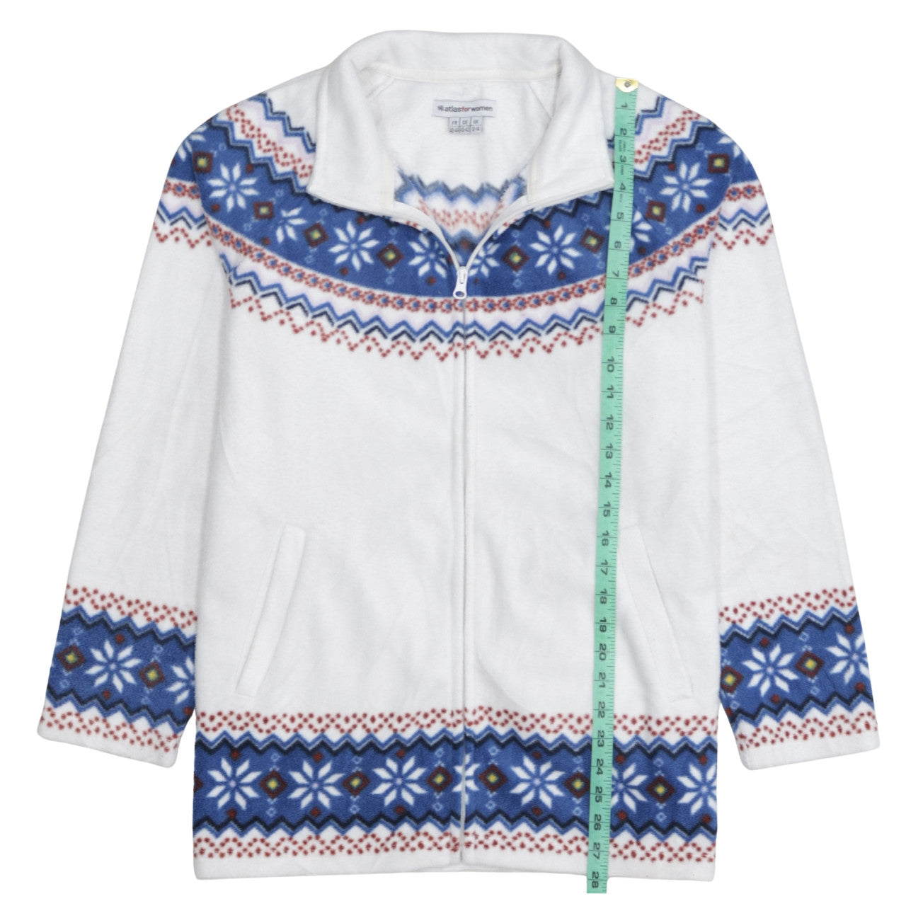 Womens UK Size 12-14 Atlas For Women White Basic Jacket