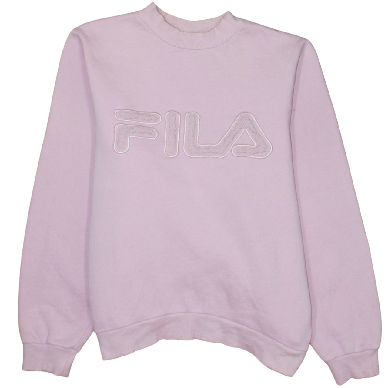 Womens UK Size XL FILA Pink Pullover Sweatshirt