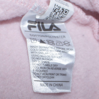 Womens UK Size XL FILA Pink Pullover Sweatshirt