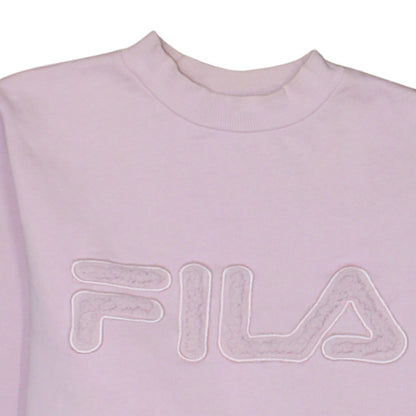 Womens UK Size XL FILA Pink Pullover Sweatshirt