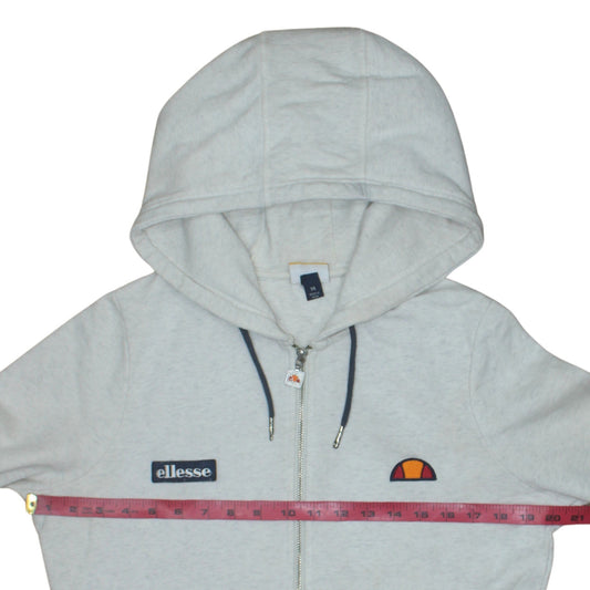 Womens UK Size 14 ellesse Grey Full Zip Hoodie