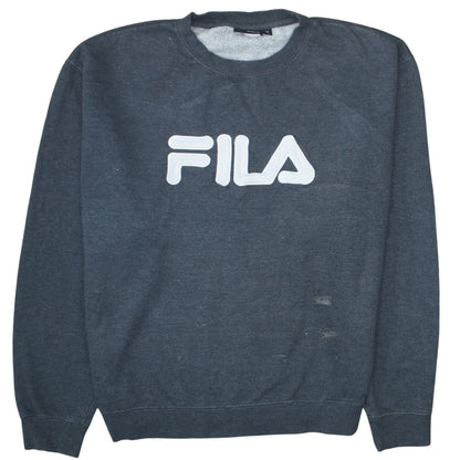 Mens UK Size XL FILA Grey Pullover Sweatshirt