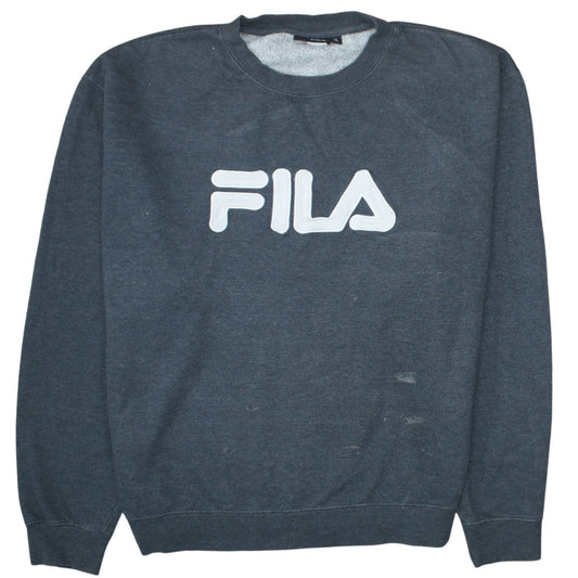 Mens UK Size XL FILA Grey Pullover Sweatshirt