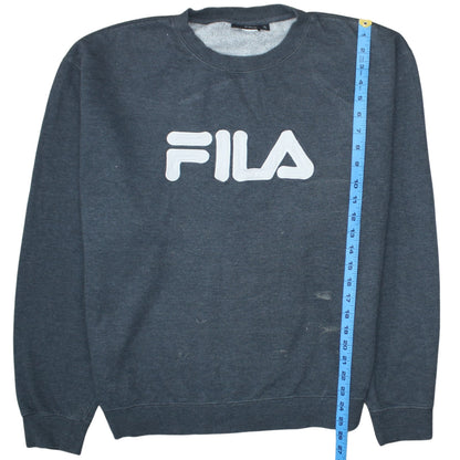 Mens UK Size XL FILA Grey Pullover Sweatshirt
