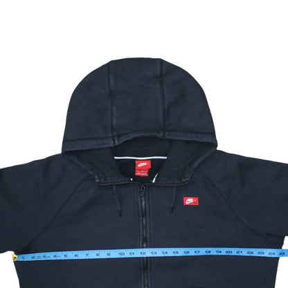Mens UK Size L Nike Black Full Zip Hoodie