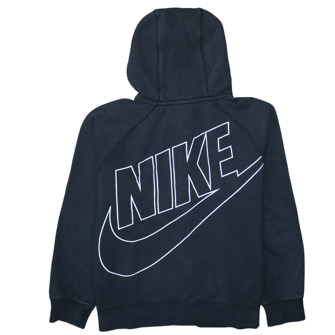 Mens UK Size L Nike Black Full Zip Hoodie