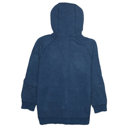 Mens UK Size S Nike Blue Full Zip Hoodie