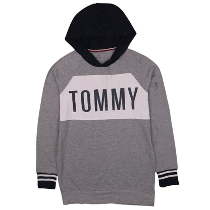 Mens UK Size S Tommy Hilfiger Grey Pullover Hoodie